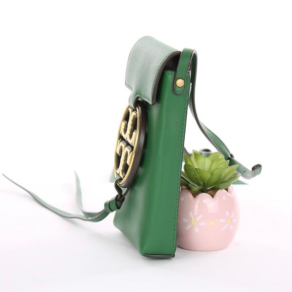 Tory Burch Miller Leather Phone Crossbody Bag - Picture 4 of 7